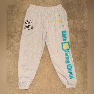 Disney 50th Anniversary Light Gray Sweatpants XL